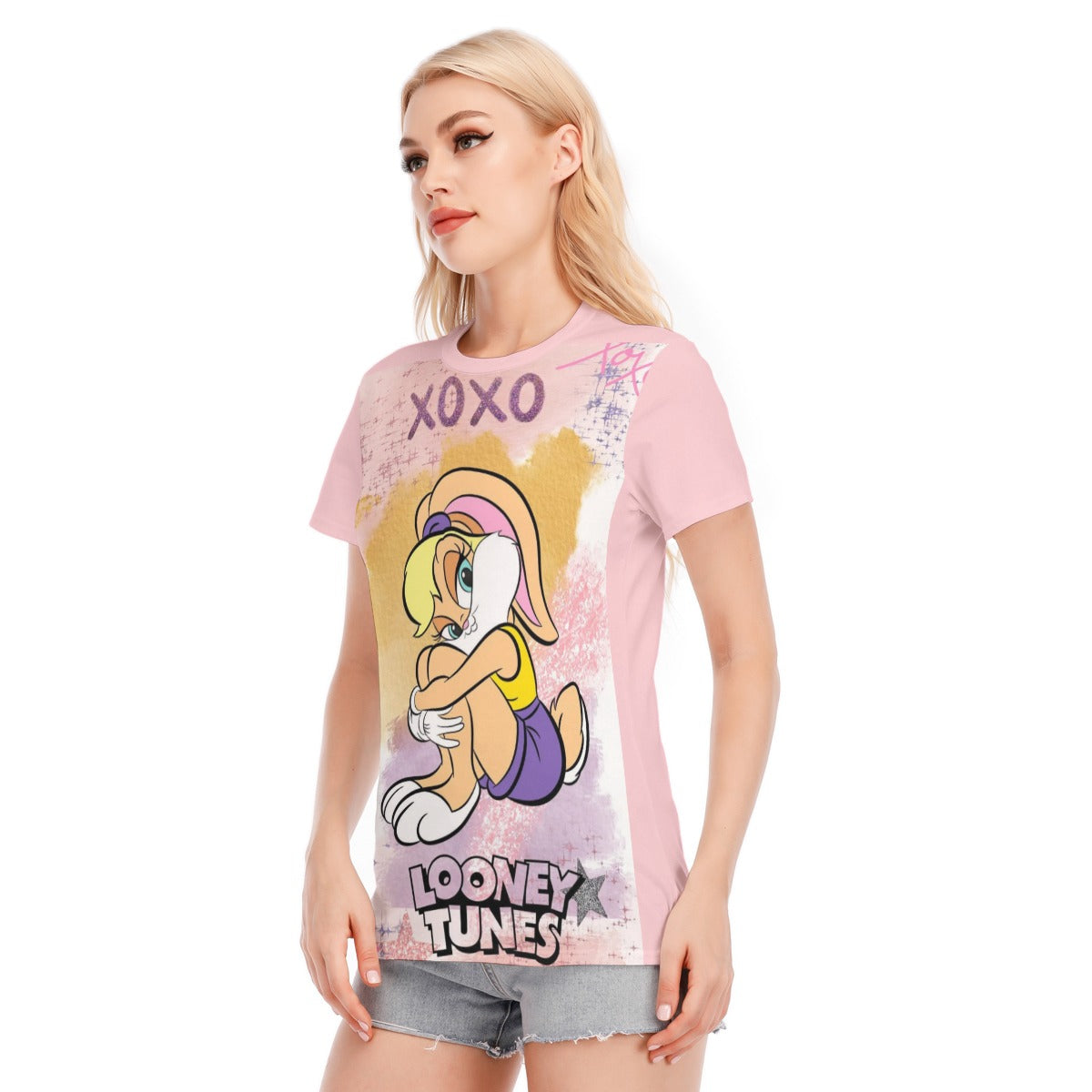 Lola Bunny All-Over Print Women's Round Neck T-Shirt