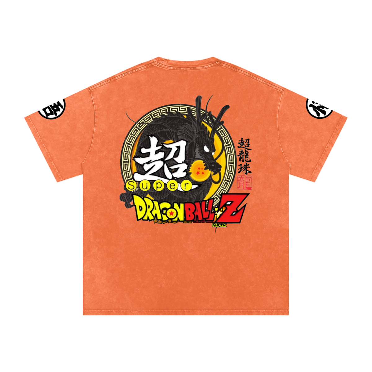 Dragon Ball Z Snow Washed Oversized Shirts