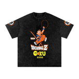 Dragon Ball Z Snow Washed Oversized Shirts